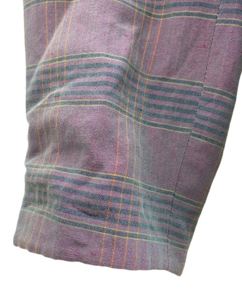 EMPORIO ARMANI（エンポリオ アルマーニ）EMPORIO ARMANI (エンポリオ アルマーニ) スモーキングジャケット パープル サイズ:Lの古着・服飾アイテム