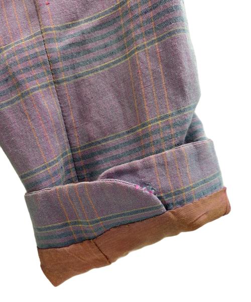 EMPORIO ARMANI（エンポリオ アルマーニ）EMPORIO ARMANI (エンポリオ アルマーニ) スモーキングジャケット パープル サイズ:Lの古着・服飾アイテム