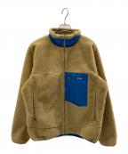 Patagoniaパタゴニア）の古着「クラシックレトロXジャケット」｜ベージュ×ブルー