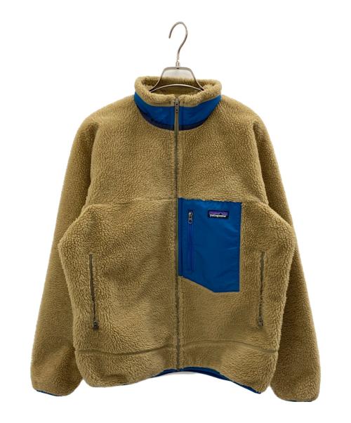 Patagonia（パタゴニア）Patagonia (パタゴニア) クラシックレトロXジャケット ベージュ×ブルー サイズ:Mの古着・服飾アイテム