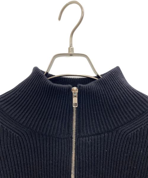 UNITED ARROWS（ユナイテッドアローズ）UNITED ARROWS (ユナイテッドアローズ) ドライバーズニット ブラック サイズ:L 未使用品の古着・服飾アイテム