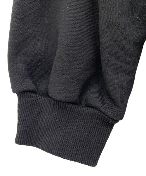 neuf cent neuf（ヌフソンヌフ）neuf cent neuf (ヌフソンヌフ) デニム切替スウェット ブラック サイズ:Freeの古着・服飾アイテム