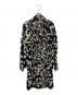 DIANE VON FURSTENBERG（ダイアンフォンファステンバーグ）の古着「長袖ブラウス」｜ホワイト×ブラック