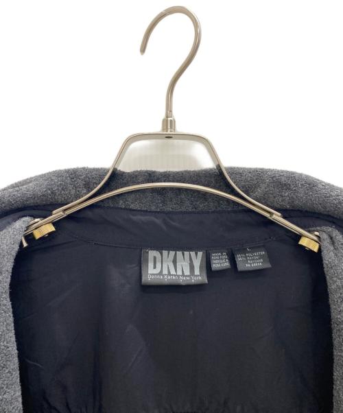 DKNY（ダナキャランニューヨーク）DKNY (ダナキャランニューヨーク) 90sフリースシャツジャケット グレー サイズ:Lの古着・服飾アイテム
