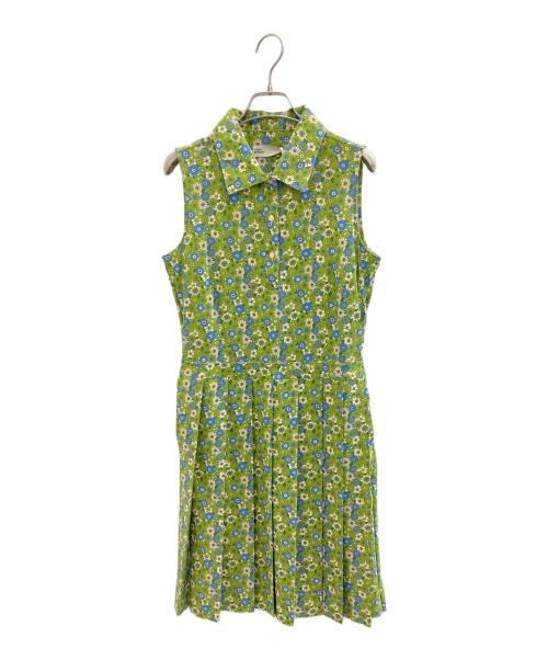 TORY BURCH（トリーバーチ）TORY BURCH (トリーバーチ) ノースリーブワンピース 黄緑 サイズ:M 未使用品の古着・服飾アイテム