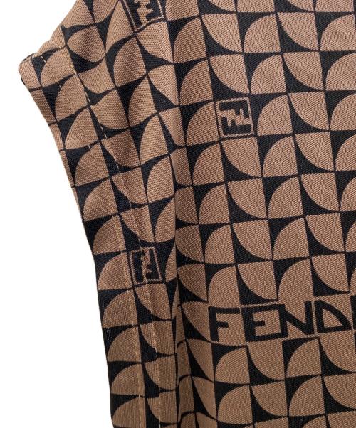 FENDI（フェンディ）FENDI (フェンディ) ノースリーブカットソー ブラウン サイズ:40 未使用品の古着・服飾アイテム