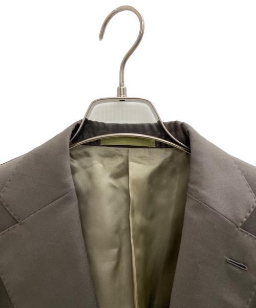 CARUSO（カルーゾ）CARUSO (カルーゾ) テーラードジャケット ブラウン サイズ:44/7Rの古着・服飾アイテム