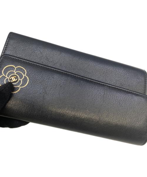 CHANEL（シャネル）CHANEL (シャネル) 長財布 ブラックの古着・服飾アイテム