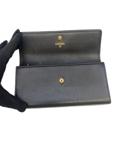 CHANEL（シャネル）CHANEL (シャネル) 長財布 ブラックの古着・服飾アイテム