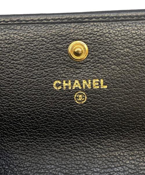CHANEL（シャネル）CHANEL (シャネル) 長財布 ブラックの古着・服飾アイテム