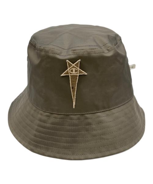 RICK OWENS（リックオウエンス）RICK OWENS (リックオウエンス) Champion (チャンピオン) バケットハット グレーの古着・服飾アイテム