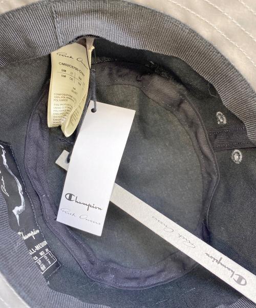 RICK OWENS（リックオウエンス）RICK OWENS (リックオウエンス) Champion (チャンピオン) バケットハット グレーの古着・服飾アイテム