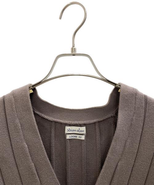 STEVEN ALAN（スティーブンアラン）STEVEN ALAN (スティーブンアラン) SUP COTTON KNIT VEST -LOOSE/ベスト ベージュ サイズ:Mの古着・服飾アイテム