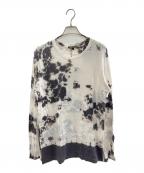 suzusanスズサン）の古着「長袖Tシャツ」｜パープル×ホワイト