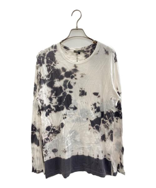 suzusan（スズサン）suzusan (スズサン) 長袖Tシャツ パープル×ホワイト サイズ:M 未使用品の古着・服飾アイテム