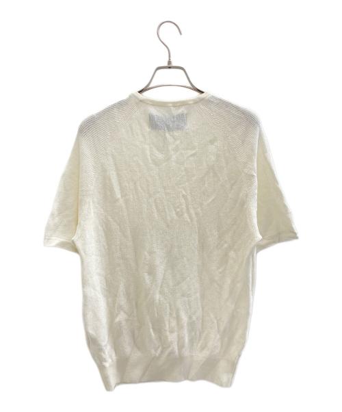 walenode（ウェルノード）walenode (ウェルノード) 半袖ニット アイボリーの古着・服飾アイテム