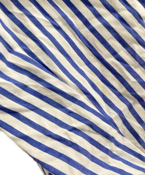 SECULAR（セキュラー）SECULAR (セキュラー) 長袖シャツ ホワイト×ブルー サイズ:Sの古着・服飾アイテム