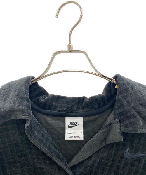 NIKE（ナイキ）NIKE (ナイキ) ベロアポロシャツ ブラック サイズ:XLの古着・服飾アイテム
