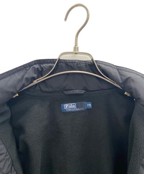 POLO RALPH LAUREN（ポロ・ラルフローレン）POLO RALPH LAUREN (ポロ・ラルフローレン) 中綿ジャケット ブラック サイズ:170の古着・服飾アイテム