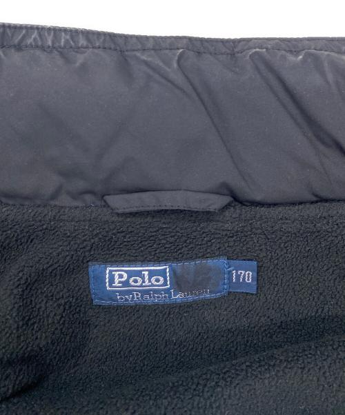 POLO RALPH LAUREN（ポロ・ラルフローレン）POLO RALPH LAUREN (ポロ・ラルフローレン) 中綿ジャケット ブラック サイズ:170の古着・服飾アイテム