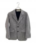 INSCRIREアンスクリア）の古着「テーラードジャケット」｜ブラック×グレー