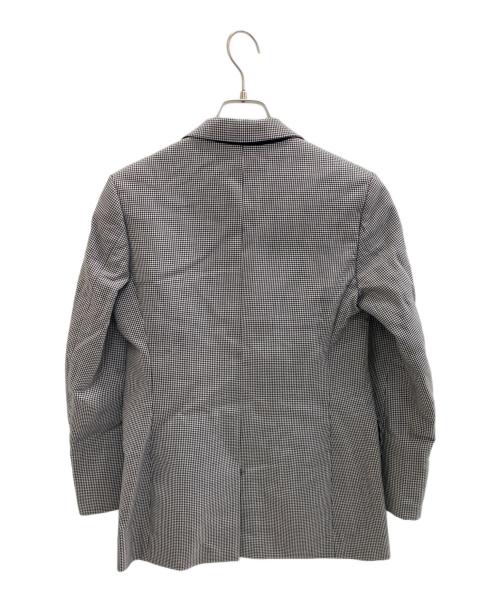 INSCRIRE（アンスクリア）INSCRIRE (アンスクリア) テーラードジャケット ブラック×グレー サイズ:38の古着・服飾アイテム