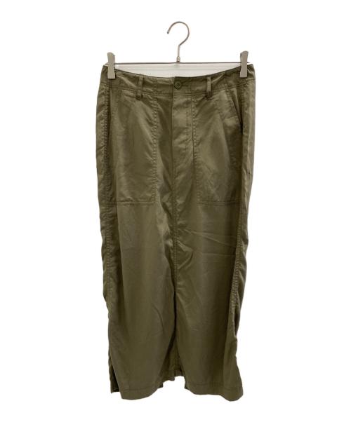 Whim Gazette（ウィムガゼット）Whim Gazette (ウィムガゼット) ミリタリースカート グリーン サイズ:38の古着・服飾アイテム