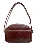 Cartierカルティエ）の古着「ショルダーバッグ」｜レッド