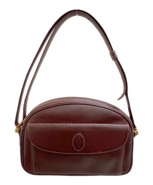 Cartier（カルティエ）Cartier (カルティエ) ショルダーバッグ レッドの古着・服飾アイテム
