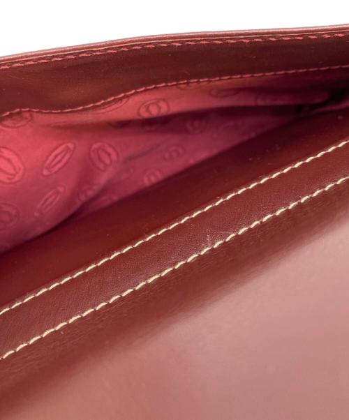 Cartier（カルティエ）Cartier (カルティエ) ショルダーバッグ レッドの古着・服飾アイテム