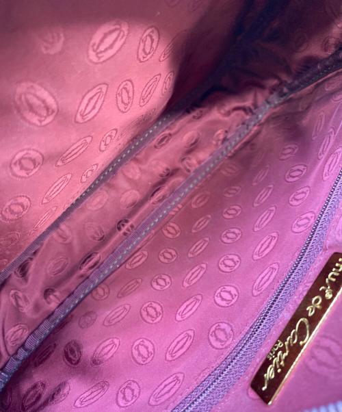 Cartier（カルティエ）Cartier (カルティエ) ショルダーバッグ レッドの古着・服飾アイテム