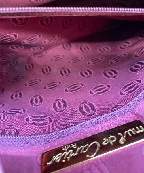 Cartier（カルティエ）Cartier (カルティエ) ショルダーバッグ レッドの古着・服飾アイテム