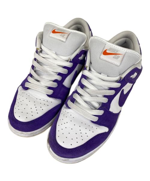 NIKE（ナイキ）NIKE (ナイキ) SB DUNK LOW PRO ISO パープル×ホワイト サイズ:27.5cmの古着・服飾アイテム