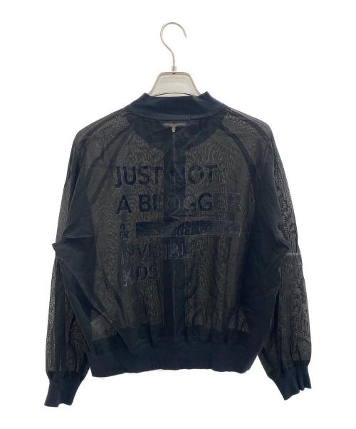 JUDDY CORN（ジュディーコーン）JUDDY CORN (ジュディーコーン) シアージップブルゾン ブラック サイズ:Freeの古着・服飾アイテム
