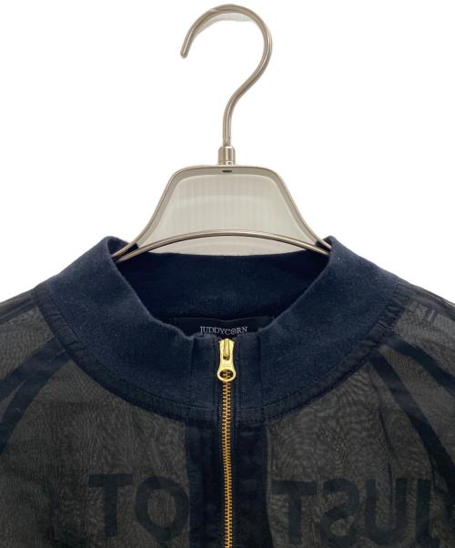 JUDDY CORN（ジュディーコーン）JUDDY CORN (ジュディーコーン) シアージップブルゾン ブラック サイズ:Freeの古着・服飾アイテム
