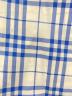 中古・古着 BURBERRY BLUE LABEL (バーバリー ブルー レーベル) 半袖ワンピース ホワイト×ブルー サイズ:M：8000円