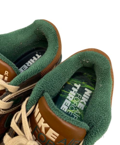 NIKE（ナイキ）NIKE (ナイキ) NIGO (二ゴー) スニーカー ブラウン×グリーン サイズ:28の古着・服飾アイテム