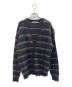 ISLAND KNIT WORKS（アイランドニットワークス）の古着「厚手カーディガン」｜ブラウン×ブラック