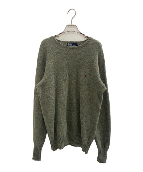 POLO RALPH LAUREN（ポロ・ラルフローレン）POLO RALPH LAUREN (ポロ・ラルフローレン) 厚手ニット グリーン サイズ:Lの古着・服飾アイテム