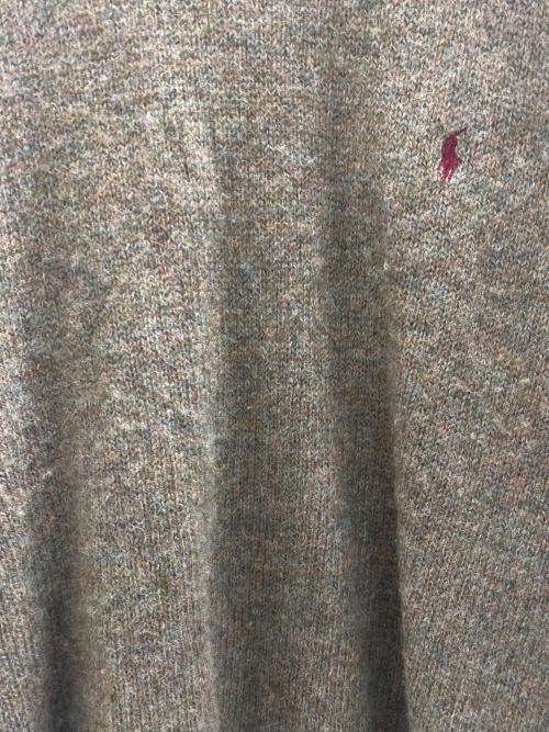 POLO RALPH LAUREN（ポロ・ラルフローレン）POLO RALPH LAUREN (ポロ・ラルフローレン) 厚手ニット グリーン サイズ:Lの古着・服飾アイテム