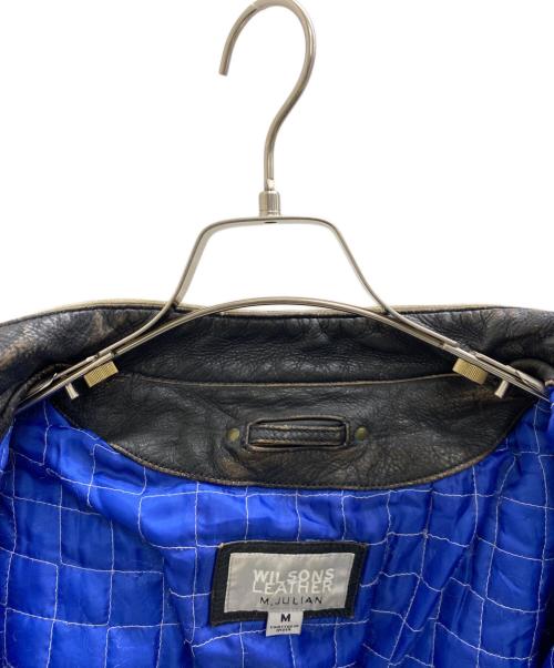 wilsons leather（ウィルソンズレザー）wilsons leather (ウィルソンズレザー) モーターサイクルジャケット ブラック サイズ:Mの古着・服飾アイテム