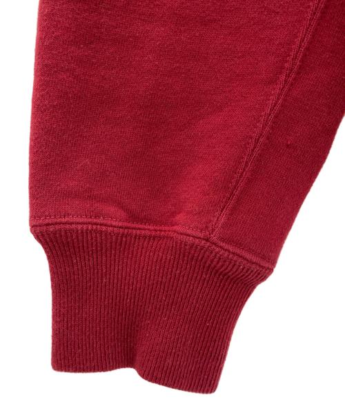 FLAT HEAD（フラット ヘッド）FLAT HEAD (フラット ヘッド) スウェットジャケット レッド×ベージュ サイズ:40の古着・服飾アイテム