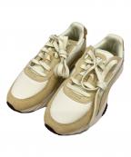 PUMAプーマ）の古着「スニーカー」｜ベージュ×ホワイト