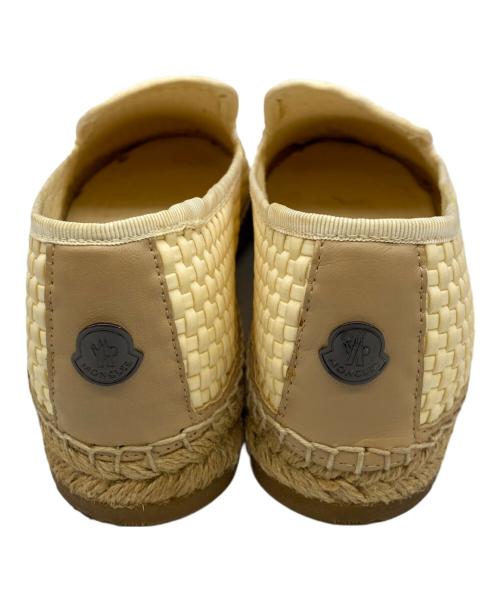 MONCLER（モンクレール）MONCLER (モンクレール) エスパドリーユ アイボリー サイズ:38の古着・服飾アイテム