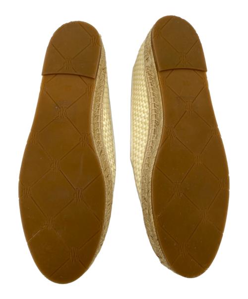 MONCLER（モンクレール）MONCLER (モンクレール) エスパドリーユ アイボリー サイズ:38の古着・服飾アイテム