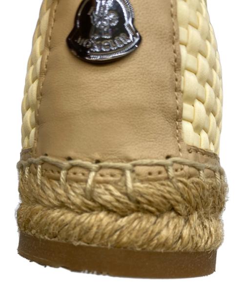 MONCLER（モンクレール）MONCLER (モンクレール) エスパドリーユ アイボリー サイズ:38の古着・服飾アイテム