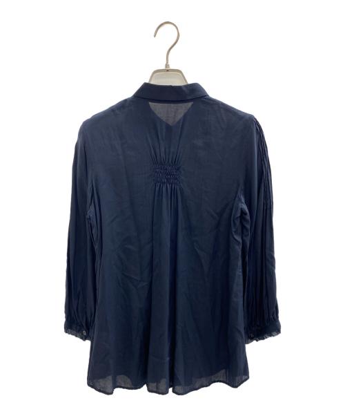 BURBERRY BLUE LABEL（バーバリー ブルー レーベル）BURBERRY BLUE LABEL (バーバリー ブルー レーベル) 長袖シャツ ネイビー サイズ:38の古着・服飾アイテム