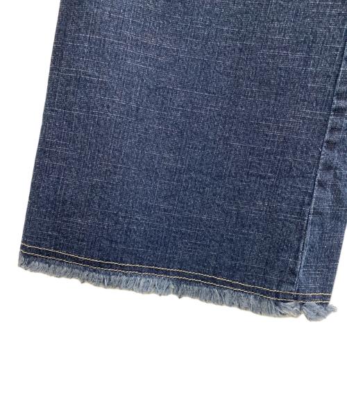 DIESEL（ディーゼル）DIESEL (ディーゼル) フリンジフレアデニムパンツ インディゴ サイズ:W29の古着・服飾アイテム