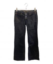 DIESEL（ディーゼル）の古着「デニムパンツ」｜ブラウン×インディゴ