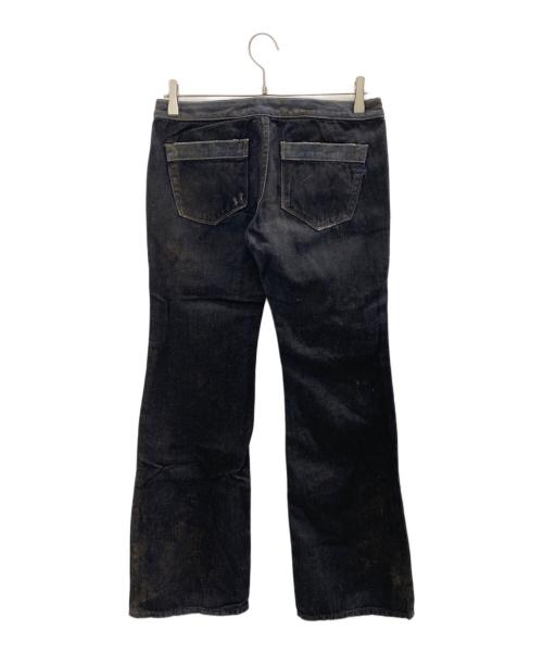 DIESEL（ディーゼル）DIESEL (ディーゼル) デニムパンツ ブラウン×インディゴ サイズ:W27の古着・服飾アイテム